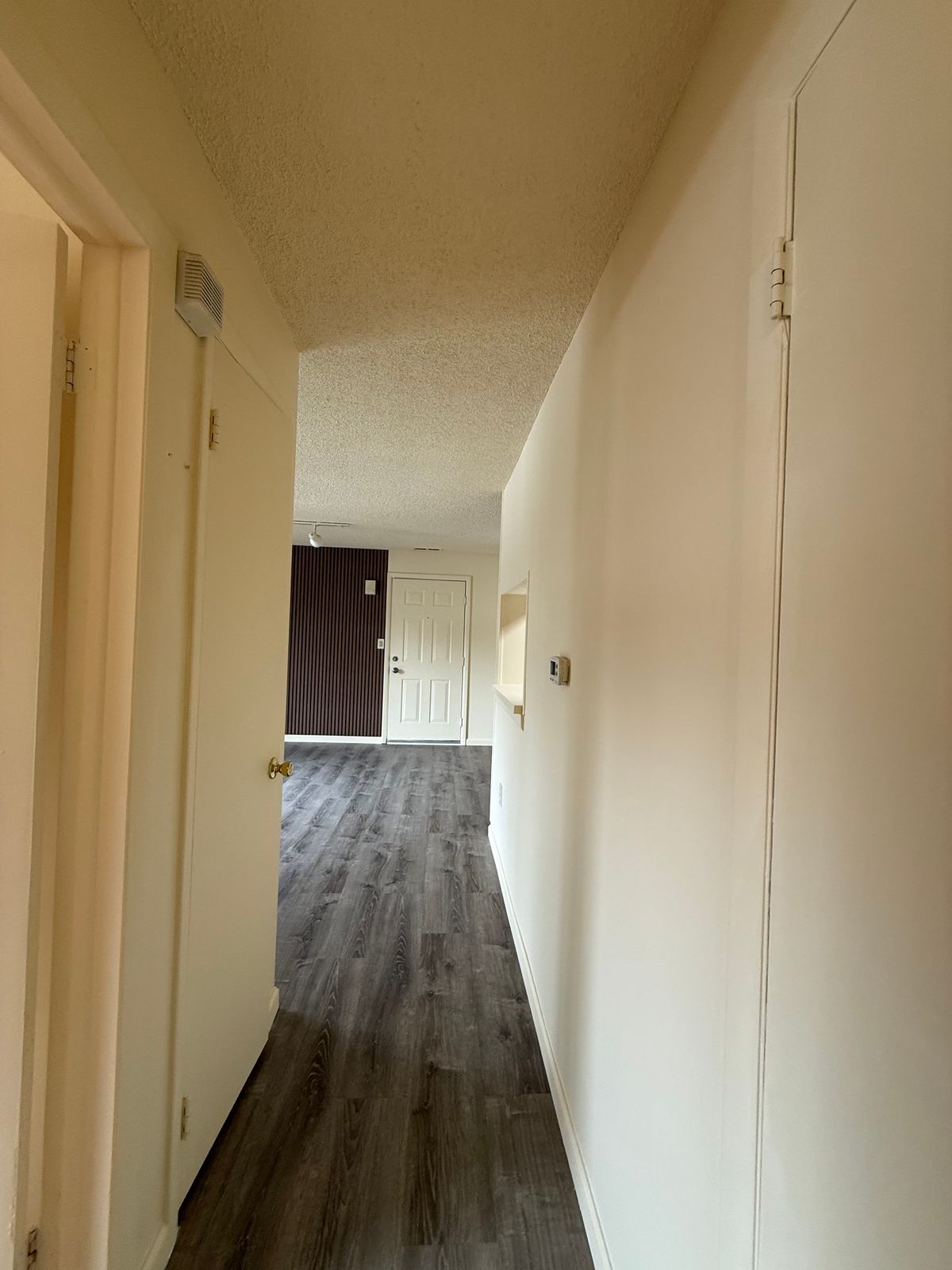 Hallway with LVP flooring