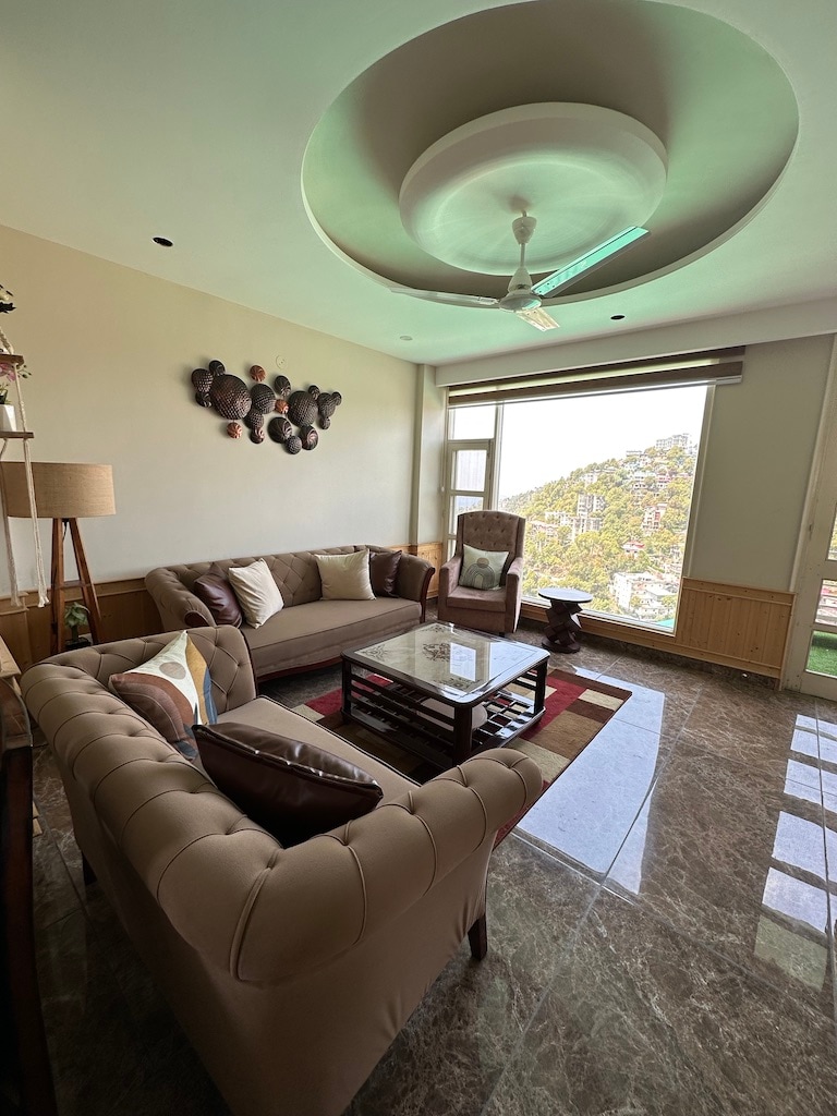 Valley landscape view